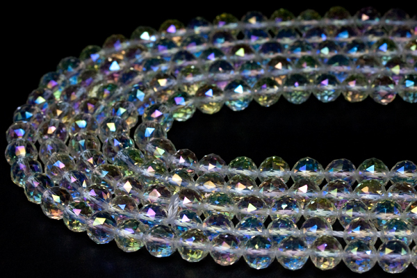 【カットビーズ】オーロラクォーツ ラウンド宝石カット 6mm 天然石 パワーストーン 4,658円