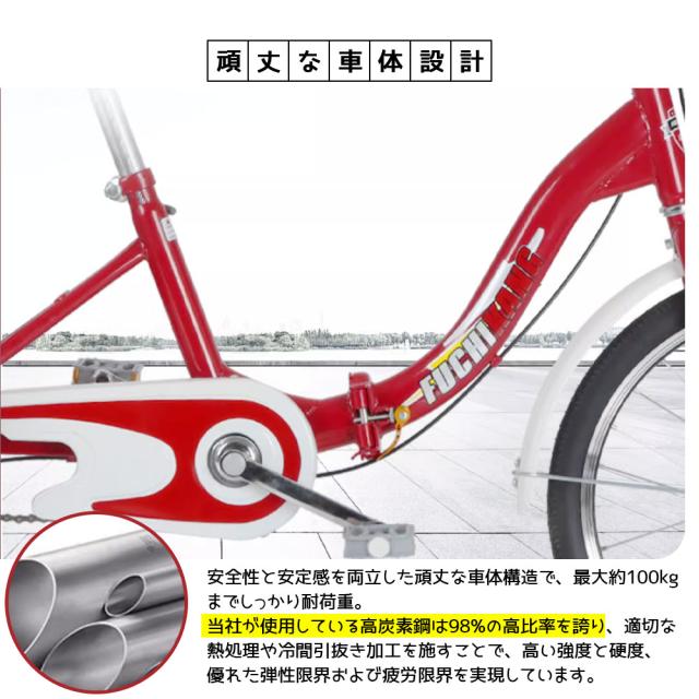 三輪車 自転車 小型三輪車 お年寄り向け 買い物かご付き 折りたたみ式 最大荷重180kg 改良型ブレーキ シニア 高齢者 大人用 買い物 外出 男性 女性 WBGHS-01-GHI
