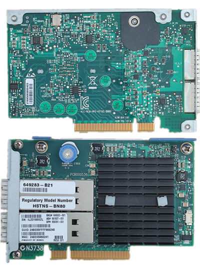 LANカード HPE 649283-B21 InfiniBand QDR/EN 10Gb Dual Port 544FLR