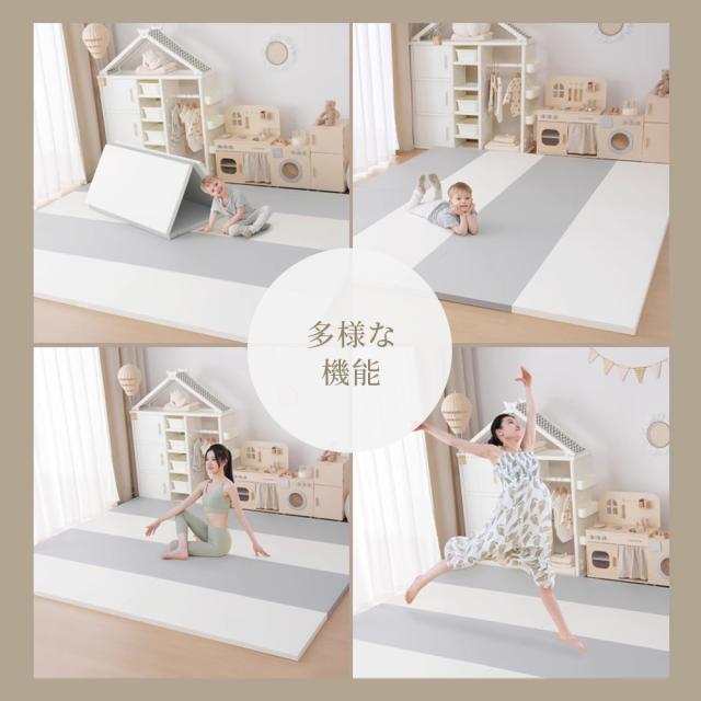 プレイマット 折りたたみ ベビー 厚手 防水 赤ちゃん 防音 床暖房対応 ベビーマット フロアマット 持ち運び 赤ちゃんマット クッションマット マット 出産祝い_17