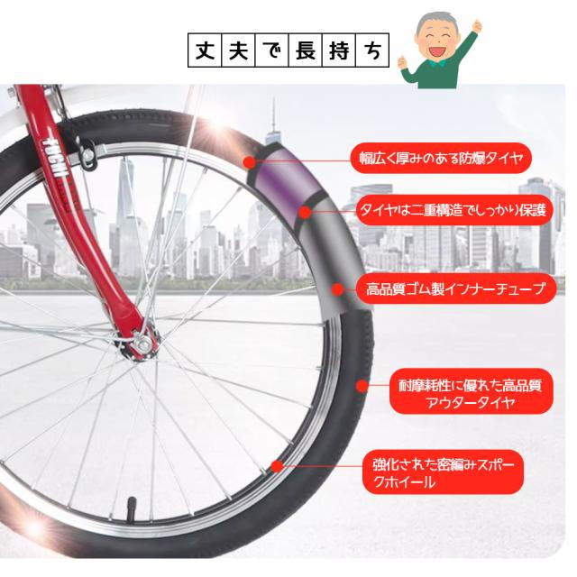 三輪車 自転車 小型三輪車 お年寄り向け 買い物かご付き 折りたたみ式 最大荷重180kg 改良型ブレーキ シニア 高齢者 大人用 買い物 外出 男性 女性 WBGHS-01-GHI
