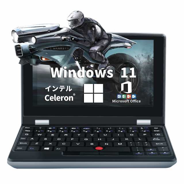 12GBメモリ 7インチ小型ノートパソコン Office2019付き Windows 11 Pro搭載ポケットPC タッチパネル付き ノートPC 7型フルHD液晶USB3.0/