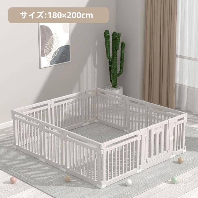 ベビーサークル ハイタイプ 滑り止め付 簡単組立 子供 ドア 扉 プレイペン 赤ちゃん 大きい 長方形 大型 北欧 シンプル おしゃれ かわいい ベビーフェンス ベビーゲート フェンス_13
