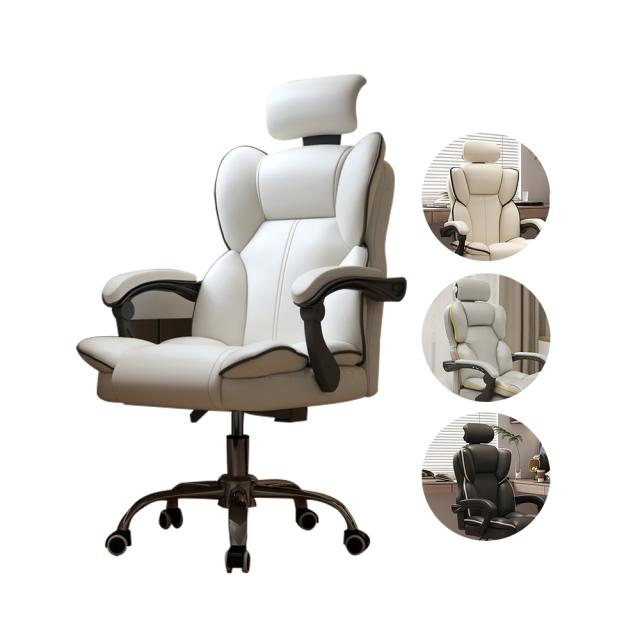 オフィスチェア ヘッドレスチェア パソコンチェア 学習イス ゲーミングチェア ランバーサポート 座面昇降 自宅 ゲーミングチェア 疲れにくい