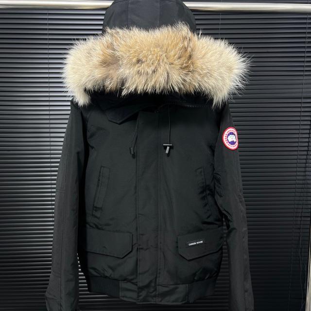 新款    Chilliwack カナダグース チリワック 01款 パイロットジャケット ダウンジャケット カナダグース ブラック 防風性能抜群 暖かさ抜群 男女兼用 並行輸入品