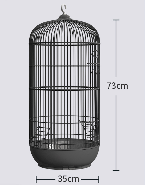 バードケージ 鳥かご 鳥小屋 多頭飼い 高さ70cm 直径34cm 鳥ケージ バードパレス 止まり木 鳥カゴ かご 鳥 小鳥 ゲージ セキセイインコ