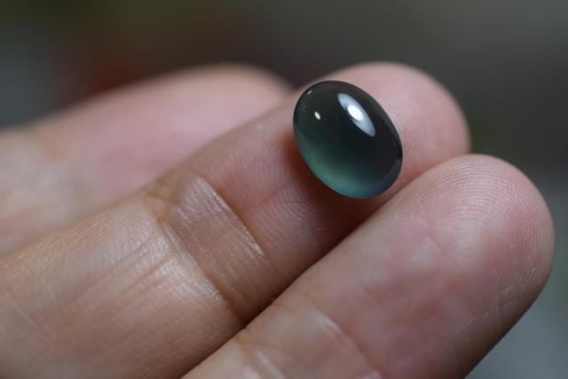 SR12-09 宝石質 氷種 暗青緑色 グアテマラ産 天然 A貨 本翡翠 ルース 硬玉 ジェダイト
