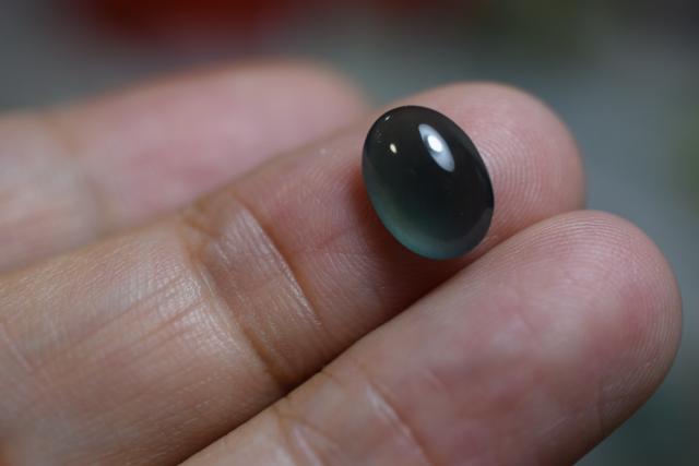 SR12-09 宝石質 氷種 暗青緑色 グアテマラ産 天然 A貨 本翡翠 ルース 硬玉 ジェダイト