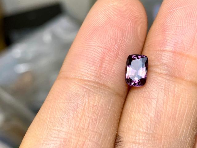 RS7-12 非加熱 宝石質 蘇芳紫色 ミャンマー産 天然 スピネル ルース RS7-12 非加熱 宝石質 蘇芳紫色 ミャンマー産 天然 スピネル ルース