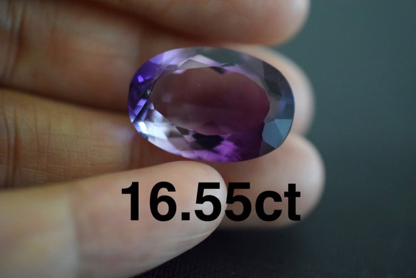 特売1-65 一点物 大粒天然アメジスト透明度高い 楕円 アメシスト 紫水晶 ２月誕生石 天然石 ルース 裸石の通販は 5,800円