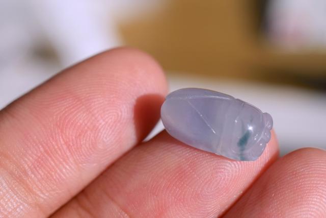 R23-123 ゼミ 宝石質 薄ラベンダー 飄藍花 ミャンマー産 天然 A貨 雫 R23-123 ゼミ 宝石質 薄ラベンダー 飄藍花 ミャンマー産 天然 A貨 雫
