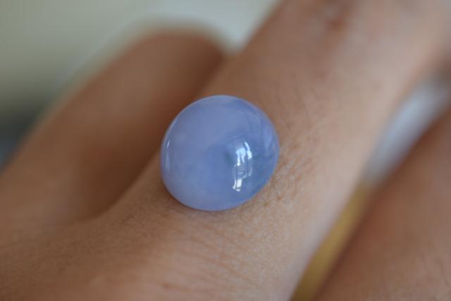 R23-132 宝石質 ラベンダー ミャンマー産 天然 楕円 翡翠 ルース R23-132 宝石質 ラベンダー ミャンマー産 天然 楕円 翡翠 ルース