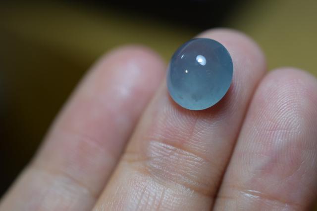 RS9-81 上品 宝石質 氷種 氷藍色 天然グアテマラ産 A貨 本翡翠 ルース 裸石 硬玉 ジェダイトの通販は 24,800円