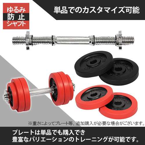 リーディングエッジ LEADING EDGE ラバーダンベル 20kg×2 レッド LE