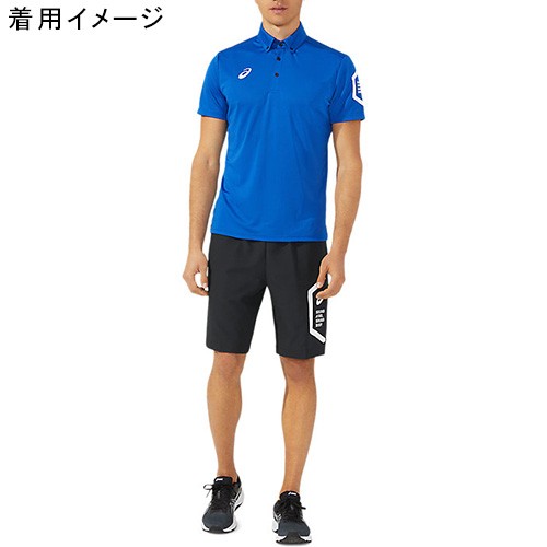 アシックス asics メンズ ボタンダウンポロシャツ アシックス