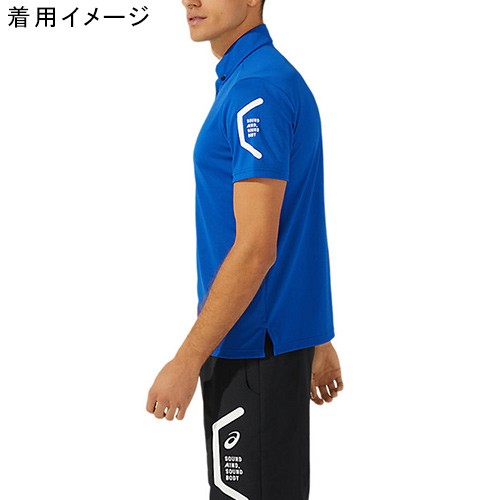 アシックス asics メンズ ボタンダウンポロシャツ アシックス