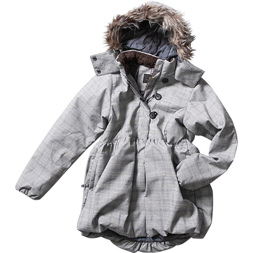アールエスディー RSD キッズ コート バルーン ジャケット グレー REJ53202S 004 BALOON JACKET 子ども服 アウター フェイクファー 子供の通販は