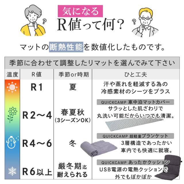 クイックキャンプ QUICKCAMP アウトドア ベッド 車中泊マット クイックキャンプ QUICKCAMP アウトドア ベッド 車中泊マット
