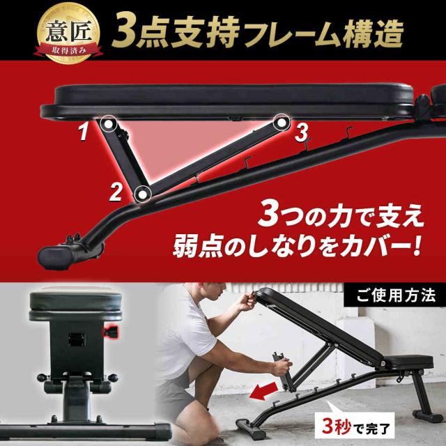 【hirame】リーディングエッジ　ベンチ　（直接引渡し可） リーディングエッジ LEADING EDGE マルチポジションベンチ