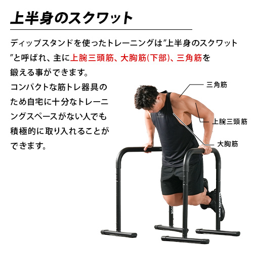 LEADING EDGE プッシュアップバー DS800 2WAY ディップスタンド ｜ラインナップ｜トレーニング用品
