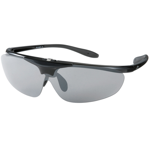 アックス AXE スポーツサングラス SG-240PE ブラック SV SPORTS SUNGLASS スポーツ サングラス 跳ね上げ式偏光レンズ アウトドアの通販は