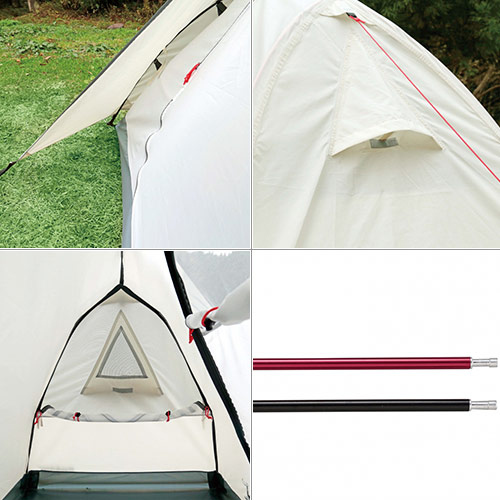 新品！トレッカー ソロテントUV UA-40 アルミニウム合金/収納バッグ