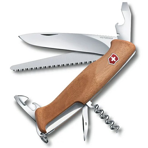 ビクトリノックス VICTORINOX ナイフ レンジャー 55 ウッド 956163 レジャー アウトドア サバイバルナイフ スイスマルチツール