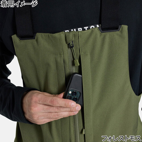 七 バートン BURTON メンズ リザーブ ビブパンツ 150031 2025冬