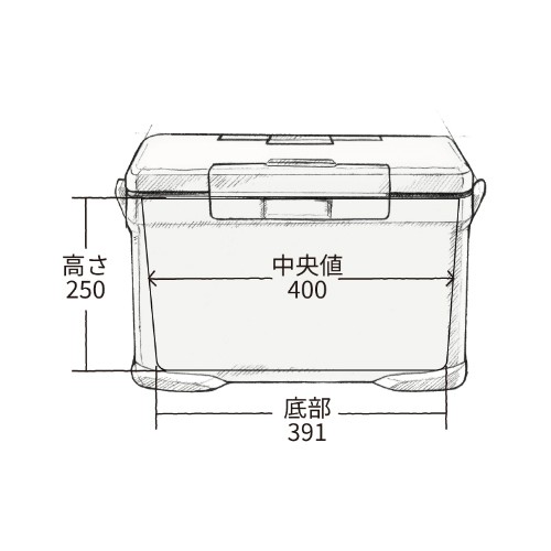 シマノ SHIMANO クーラーボックス アイスボックス プロ カーキ NX