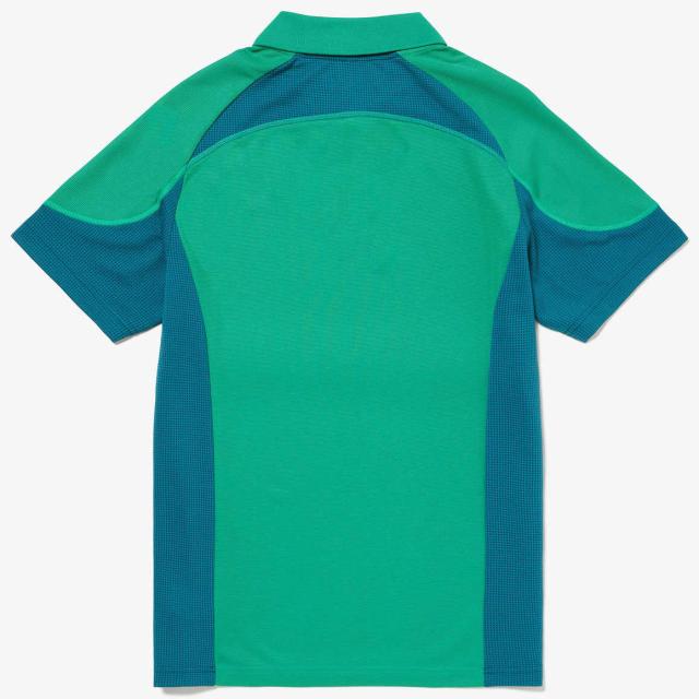 ラコステ LACOSTE メンズ カラーブロックゴルフポロシャツ
