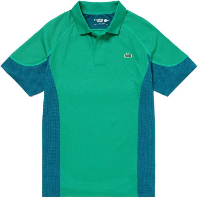 ラコステ LACOSTE メンズ カラーブロックゴルフポロシャツ