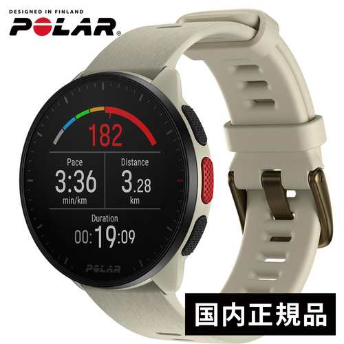 購入値下げ ポラール POLAR ランニング ペーサー ミルキーホワイト