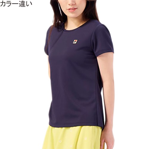 フィラ FILA レディース ゲームシャツ ピンク VL2591 19 2023春夏モデル 半袖 Tシャツ トップス クルーネック ゲームウェア  テニス｜au PAY マーケット