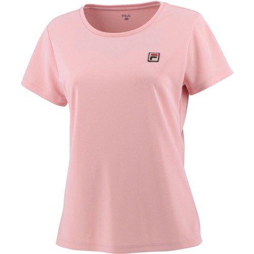 テニス フィラ FILA レディース ゲームシャツ ピンク VL2591 19 2023春夏モデル 半袖 Tシャツ トップス クルーネック ゲームウェア  テニス｜au PAY マーケット