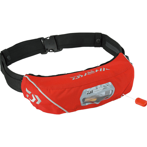 グローブライド GLOBERIDE コンパクトライフジャケット（ウエストタイプ自動・手動膨脹式） DF-2220 ブルー お得 小型船舶用 救命胴衣 レールシステム 腰ベルト グローブライド GLOBERIDE インフレータブルライフジャケット