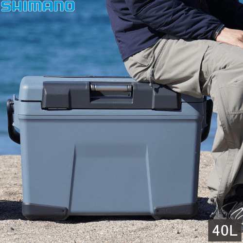 シマノ クーラーボックス VACILAND PRO 40L グレー 新品-