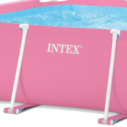 インテックス INTEX レクタングラー フレームプール 220×150×60cm ピンク 家庭用 ビニールプール 長方形プール 28266  国内正規販売店｜au PAY マーケット