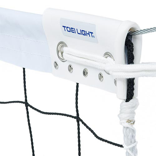 [北海道・沖縄・離島配送不可] [受注生産品] トーエイライト TOEI LIGHT バレーボールネット 黒 B2074 送料無料 球技 バレー 学校体育 部活動 備品