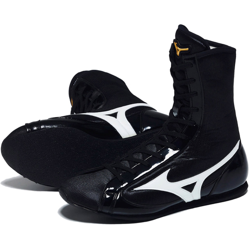 数量限定ミズノ MIZUNO メンズ レディース ボクシングシューズ フィニッシャーMID ブラック×ホワイト 21GA2310 02 FINISHER MIDの通販は