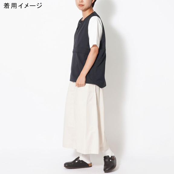 スノーピーク焚き火ベスト　ウェザークロスベスト　ブラックサイズMアラミド100% TAKIBI Weather Cloth Vest S Black(JK-24SU10202BK) | TAKIBI