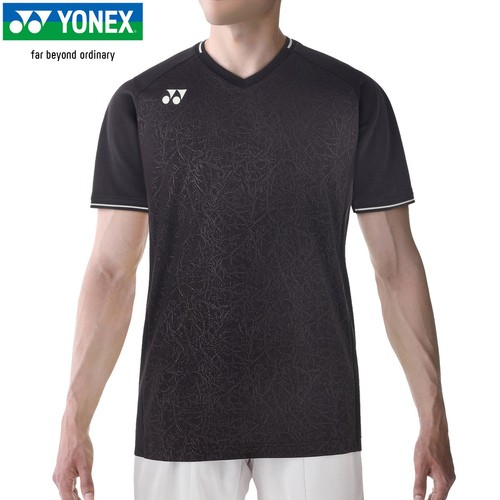 ヨネックス YONEX メンズ メンズゲームシャツ フィットスタイル ブラック 10518 007 半袖シャツ ユニフォーム テニスウェア｜au  PAY マーケット