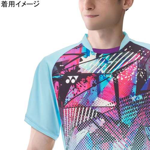 ヨネックス YONEX メンズ メンズゲームシャツ フィットスタイル アクアブルー 10525 111 半袖シャツ ユニフォーム テニスウェア｜au  PAY マーケット