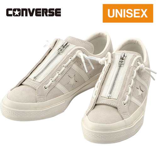 コンバース CONVERSE メンズ レディース スニーカー スター＆バーズ センタージップ ホワイト 35200371 STAR＆BARS CENTERZIP 正規品