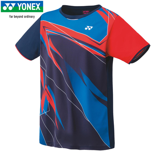 ヨネックス YONEX レディース ウィメンズゲームシャツ ネイビーブルー 20672 019 バドミントンウェア 半袖トップス 試合 練習 部活の通販は