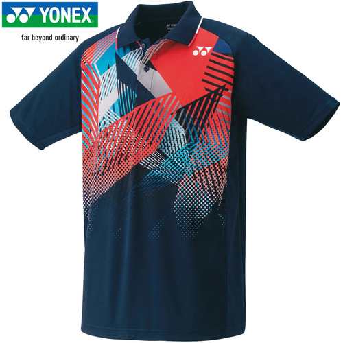 ヨネックス YONEX メンズ レディース ユニゲームシャツ ネイビーブルー