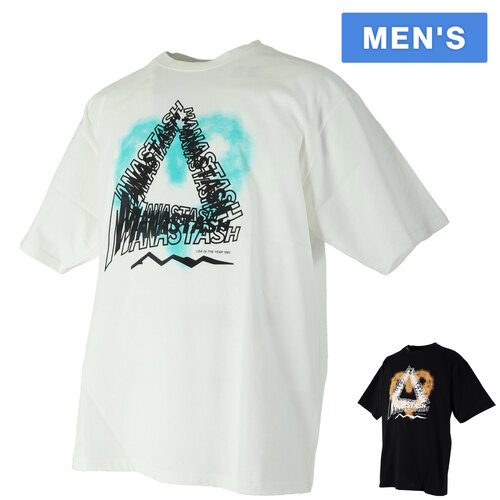 マナスタッシュ MANASTASH メンズ 半袖Tシャツ CiTee TRIANGLE Tシャツ 792-3134065 プリント カジュアルウエア 男性の通販は