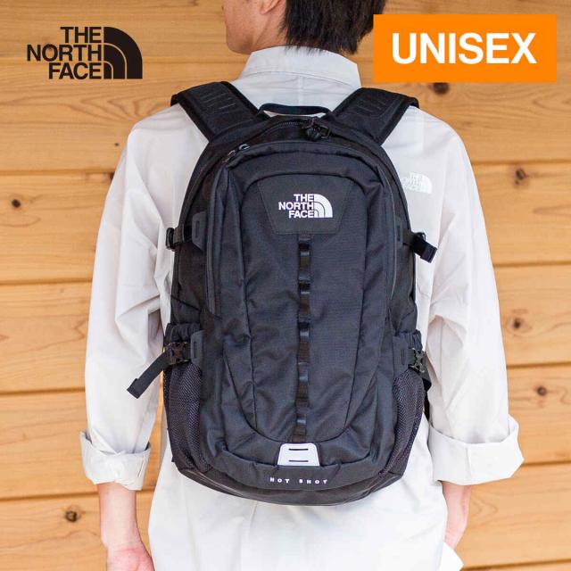 美品　ノースフェイス　ホットショット　ブラック　リュック　PC収納付き　人気 THE NORTH FACE/ザ ノースフェイス】HOT SHOT ホットショット