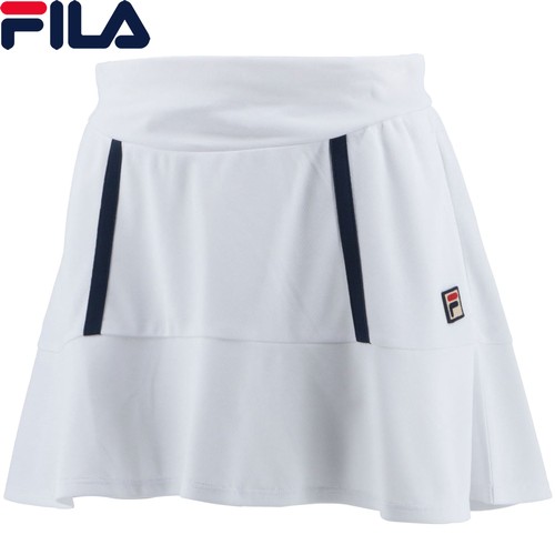 フィラ FILA レディース スコート ホワイト VL2589 01 2023春夏モデル 