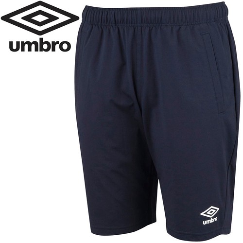 アンブロ umbro メンズ ウォームアップハーフパンツ ネイビー