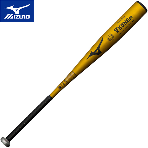 ミズノ MIZUNO キッズ 野球 バット 少年硬式用 グローバルエリート Vコング02 金属製 82cm 平均720g ゴールド 1CJMH70182 50 少年野球の通販は